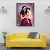 Customised Acrylic Wall Hanging Frame (with studs) 12x18 size